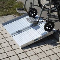 Access Ramps Portable Mobility Loading Wheelchair Threshold Ramp Handicap Folding