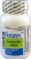 Floranex Probiotic for Colon Health Generic for Lactinex 50 Tablets per Bottle by Rising Pharmaceuticals