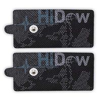 HiDow TENS Unit Stim Replacement Pads XL Hi-Dow Electrodes Gel Pads | Premium Quality 2" X 4" Compatible with Compex | Healthmateforever | iQ Massagers