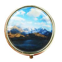 Round Fashion Pill Box (Mountain)
