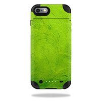 MightySkins Protective Vinyl Skin Decal Compatible with Mophie Juice Pack iPhone 6 Plus wrap Cover Sticker Skins Green Cement