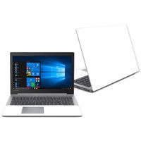 Mightyskins Skin Compatible with Lenovo Ideapad 330 15" (2018) - Solid White | Protective, Durable, and Unique Vinyl Decal Wrap Cover | Easy to Apply, Remove, and Change Styles | Made in The USA