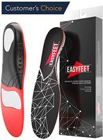 Plantar Fasciitis Arch Support Insoles for Men and Women Shoe Inserts - Orthotic Inserts - Flat Feet Foot - Running Athletic Gel Shoe Insoles - Orthotic insoles for Arch Pain High Arch - Boot Insoles