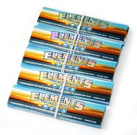 Elements Ultra Thin Rice Connoisseur King Size Slim With Tips Rolling Paper 5 Pack