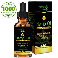 Hemp Oil Extract for Pain & Stress Relief - 1000mg of Organic Hemp Extract - Grown & Made in USA - 100% Natural Hemp Drops, Helps with Sleep, Skin & Hair (1)