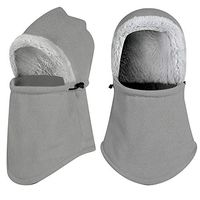 Repellent Warm Hat and Velvet Thickening Cycling Windproof Hooded Cap Collar Earmuffs Autumn and Winter Cap (Color : D)