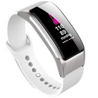 Nesee Smart Bracelet Bluetooth Call Bracelet Headset 2 in 1 Smart Watch,All-Day Heart Rate and Activity Tracking,Smart Photo, Features,Newest Smartwatch Bracelet,Women Men (White)