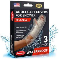 Waterproof Cast Cover Arm - 100% Reusable - Adult Cast Covers for Shower Arm, Wrist & Hand - 3 Pack