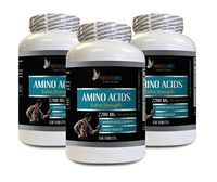 Bodybuilding Supplements - Amino ACIDS Extra Strength 2200MG - l-arginine Natural - 3 Bottles 450 Tablets