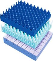 Global Medical Foam Conforming Comfort Standard Economical Wheelchair Cushion 16" x 18" x 4" (1 Each)