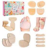 ROLISA High Heel Cushion Inserts, Heel Grips Liner, Ball of Foot and Metatarsal Pads, 18-Piece Foot Care Set