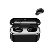 Bluetooth 5.0 Headset Deep Bass, True Wireless Stereo Headphones Built-in Noise Cancelling Dual Mic, in- Ear Sweatproof Earphones Bluetooth Earbuds Plus 110Hrs Charging Case