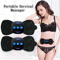 Portable Mini Cervical Massager, Multi-Functional Mini Electric Wireless Neck Massager for Muscles, Back, Foot, Neck, Shoulder, Leg, Calf Pain Relief-15 Gear Position