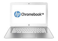 HP Chromebook F7W49UA#ABA 14-Inch Netbook (White) (Renewed)