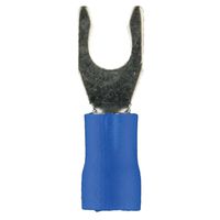 Install Bay BVLST8 Vinyl Locking Connector 16/14 Gauge #8 Locking, Blue (100-Pack)