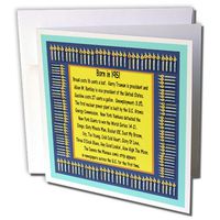 Born in 1951. Candles - Greeting Cards, 6 x 6 inches, set of 6 (gc_40311_1)