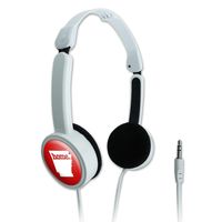 GRAPHICS & MORE Arkansas AR Home State Solid Red Officially Licensed Novelty Travel Portable On-Ear Foldable Headphones