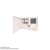 Securitron Magnalock - AQD5-8C1R - Securitron AQD5-8C1R AccuPower dual voltage power supply, 12vdc 5amps, 24vdc 3amps, 8 outputs PTC, fire relay