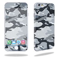MightySkins Protective Vinyl Skin Decal Compatible with Apple iPhone 6/6S wrap Cover Sticker Skins Gray Camouflage