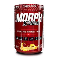 iSatori Morph Xtreme Intense Pre Workout Complete Formula + BCAAs + Beta Alanine + Creatine Magnapower + Nitric Oxide Supplements - Orange Mango Mania (20 Servings)