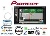 Pioneer AVIC-5100NEX in Dash Double Din 6.2" DVD CD Navigation Receiver and a Lightening to USB Adapter with a Free SOTS Air Freshener