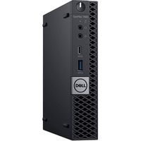 Dell OptiPlex 7060 Micro Form Factor (MFF) Micro-Tower Business Desktop PC, Intel i7-8700T, Crucial 16GB 2666Mhz RAM, Intel PCIe Nvme 512GB SSD, Display Port, Wireless LAN, Ethernet, USB C, Win10 Pro