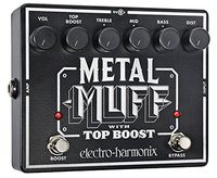 Electro-Harmonix Metal Muff Distortion with Top Boost Guitar Effects Pedal