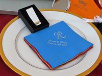 150 personalized luncheon napkins wedding favors custom printed napkins baby shower