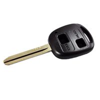 2 Buttons New Uncut Remote Key Shell for Toyota Rav4 Yaris Matrix Corolla Rav4 CLBT/C/245/2002 DENSO1512V No Chips Inside