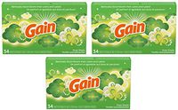 Gain Dryer Sheets - Original Scent - 34 Count Sheets Per Box - Pack of 3 Boxes