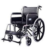 High-Carbon Steel Folding Elderly Walker with Portable Lightweight Multi-Function Trolley Wheelchair for Disabled People, Leather Waterproof Sponge Seat Wagon