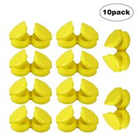 HEALLILY Contact Lens Travel Case Holder with Mirror Tweezers Applicator and Solution Bottle Lenses Storage Box Container for Home and Travel 10pcs