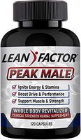 Peak Male - Complete Men’s Health Supplement - Support Immune System, Boost Energy, Control Stress, Recover Better - Powerful Adaptogenic Formula - 120 Pills