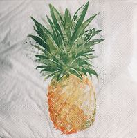 Cypress Home Golden Pineapple Paper Luncheon Napkins, 40 ct