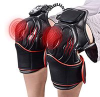 Knee Physiotherapy Electric Massager, Heated & Vibration Massage Knee Joint Pain Relief Massager, Gift for Dad Mom Elderly, Fit 11" to 20" Calf
