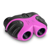 meet sun Binoculars Toys for Children,Birthday Gifts for 4-9 Old Year Girls for Outdoor Play,5-12 Old Year Girls Boys Presents,Best Gift for Kids Hunting,Learning (Pink)