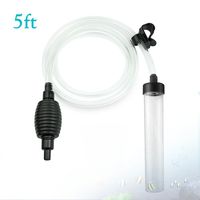 Laifoo 5ft Aquarium Siphon Vacuum Cleaner Washer for Fish Tank Cleaning Gravel & Sand