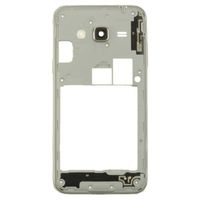 Housing (Mid Frame) for Samsung Galaxy J3 (Silver) with Glue Card