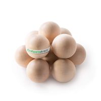 Wood Round Ball 2 inch - Bag of 10