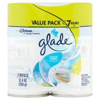 Glade Clean Linen Automatic Spray Refills 2 x 12.4oz