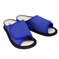 Balarch 5-in-1 Premium Plus Slippers M/S Size (Arch Support, Non-Slip, Anti-Odor, Poron Cushioning, Adjustable Strap) - Check Blue/Check Red (Check Blue, M)