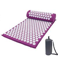 Acupressure Massager Mat Relaxation Relief Stress Tension Body Yoga Mat Spike Relieve Stress Pain Cushion Set,Cushion Pillow Bag