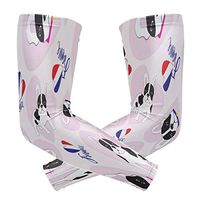ZZKKO French Bulldog Cooling Arm Sleeves Cover Uv Sun Protection for Men Women Running Golf Cycling Arm Warmer Sleeves 1 Pair