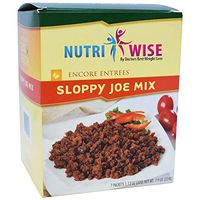 Nutriwise - Sloppy Joe Entree | Healthy Diet Foods | High Protein, Low Calorie, Low Sugar, Cholesterol Free (7/Box)