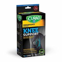 CURAD - CUR23200XLDH Neoprene Pull-Over Knee Support, with Open Patella For Mild Sprains or Swelling, Flex Support, X-Large
