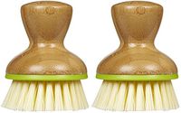Full Circle Bubble Up Replacement Dish Brush, Green, 2pk