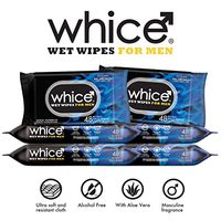 Body Wipes for Men by Whice - Hypoallergenic Full Body Wet Wipes - After Sports or Gym, Traveling, Car, Toilet - Ocean Fragrance. Keep your Body, Hands, Face fresh. Dispenser Pack (6 Pk 288 Ct)