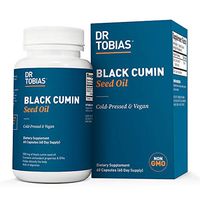 Dr Tobias Black Seed Cumin Oil - Non-GMO, Cold-Pressed & Vegan (60 Count)