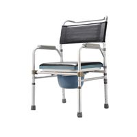 LBYMYB Elderly Toilet Chair Pregnant Women Folding Toilet Seat Shower Chair Disabled Toilet Wheelchair