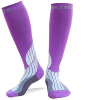 BLITZU Compression Socks 15-20mmHg for Men Women Recovery Running Travel Relief